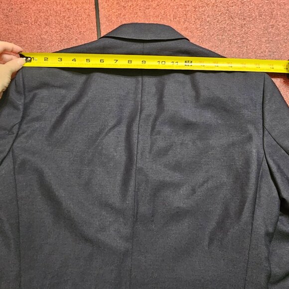 VTG Yves Saint Laurent Mens Navy Blazer Jacket Sz 40R Wool Mohair Quiet Luxury - Picture 15 of 15